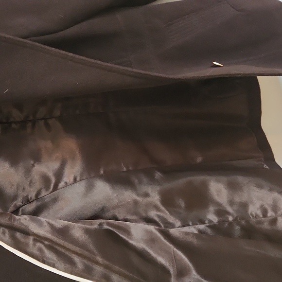 Black Double Breasted Pea Coat - Picture 5 of 7